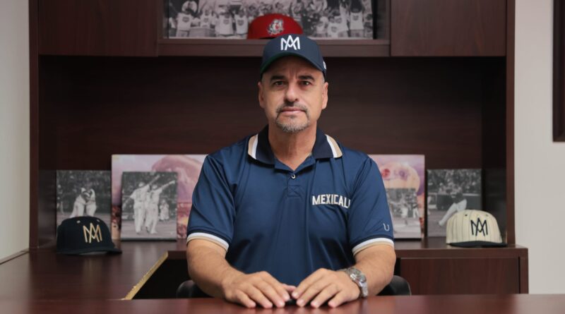 Grimaldo Martínez llega al área deportiva de los Águilas de Mexicali